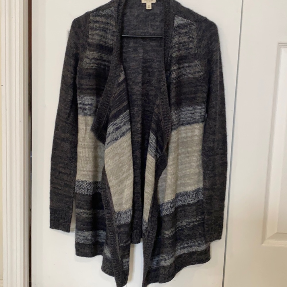 Open front sweater